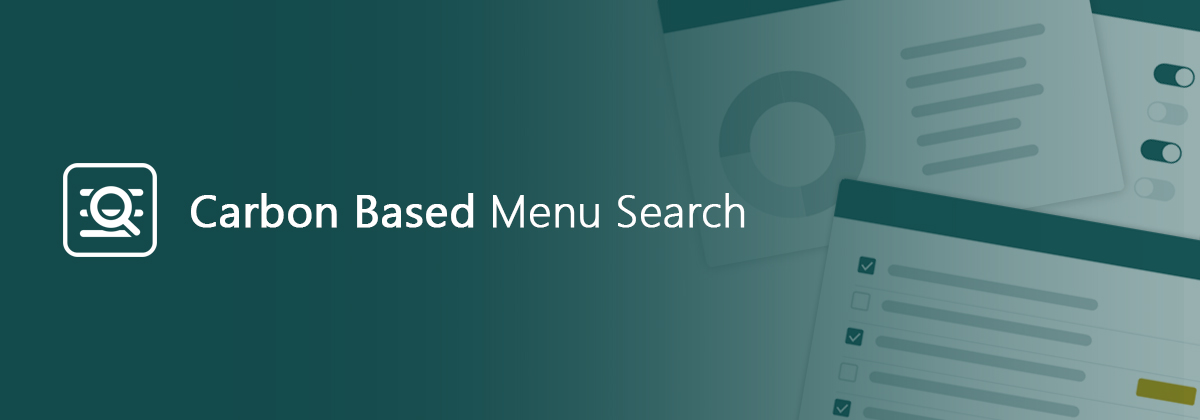 Carbon Based Menu Search